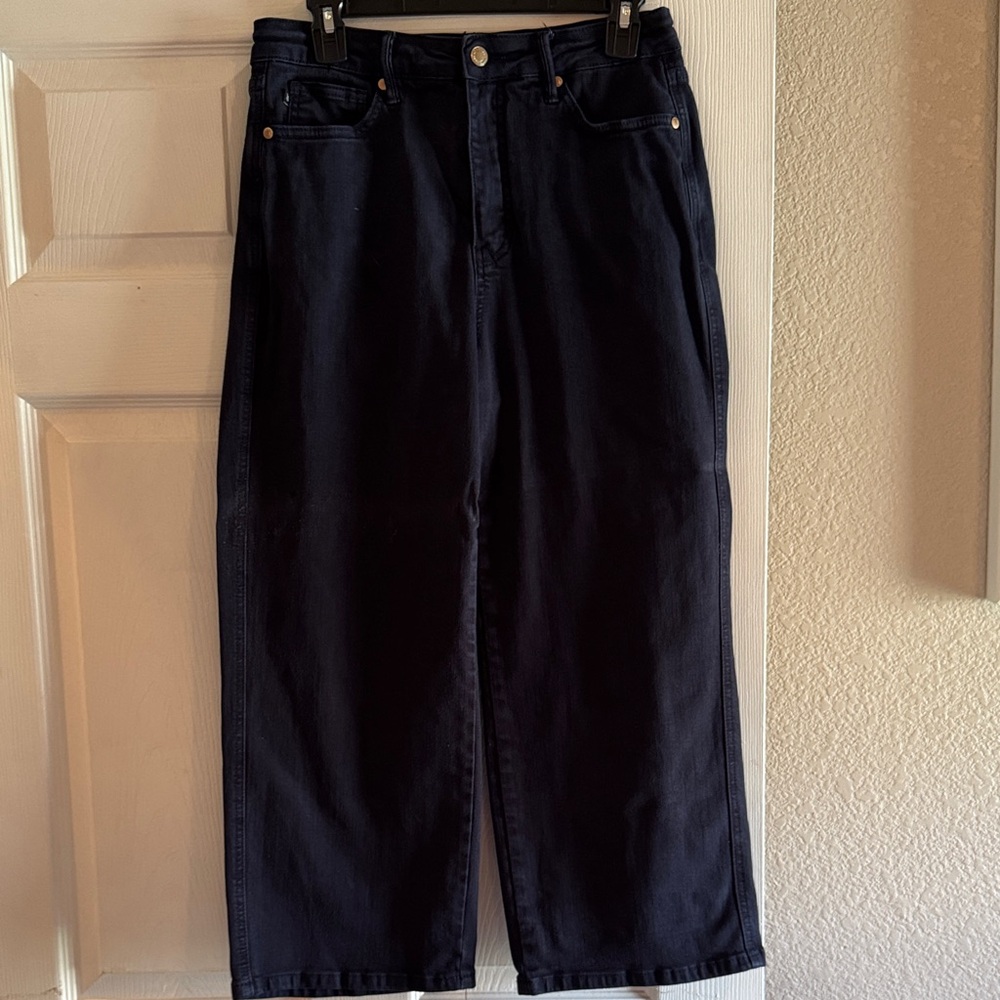 Judy Blue Dark Blue Ankle & Cropped Jeans